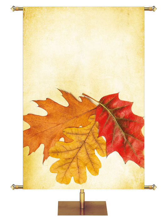 Custom Banner Thanks Be To God Autumn Contours