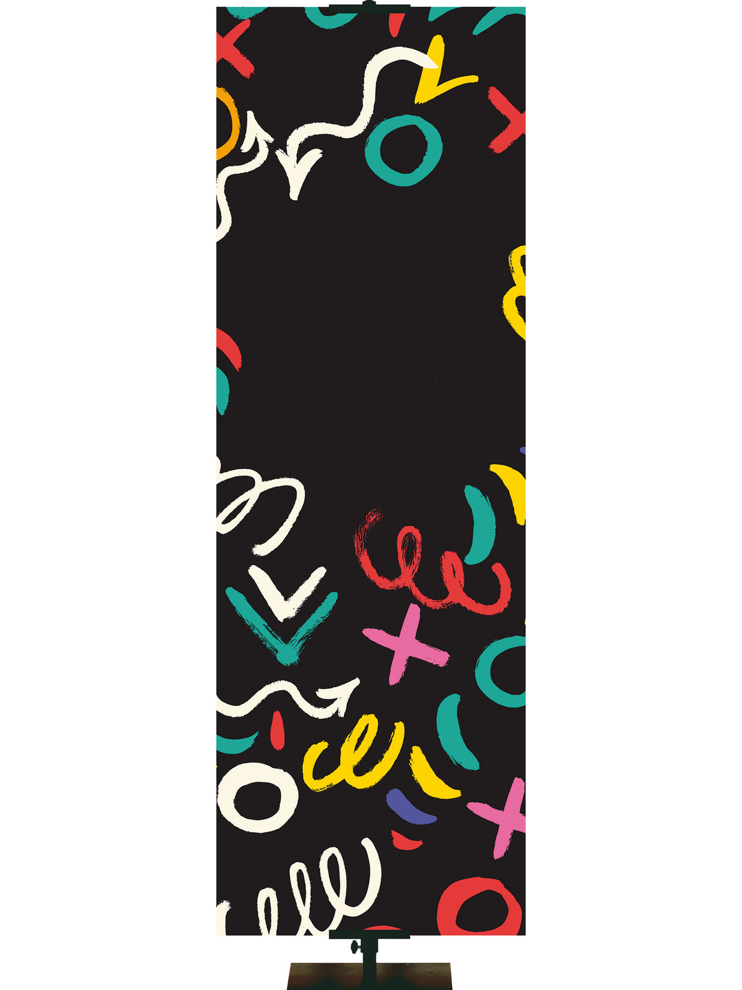 Custom Banner with doodle markers