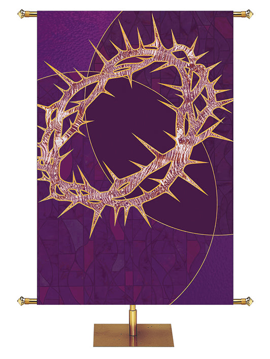 Custom Banner Crown of Thorns Left Expressions of Easter
