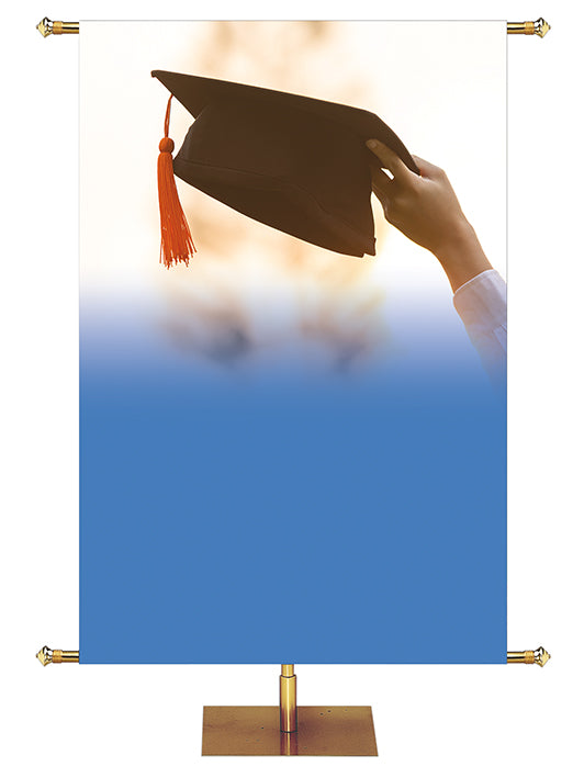 Custom Graduation Banner Set Your Mind on Things Above Colossians 3:2