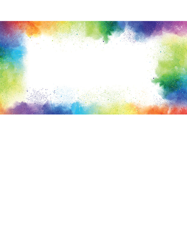 Custom Horizontal Banner Color Clouds
