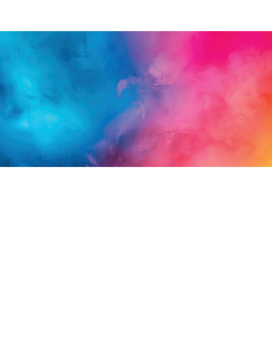 Gradient Mist design custom horizontal banner