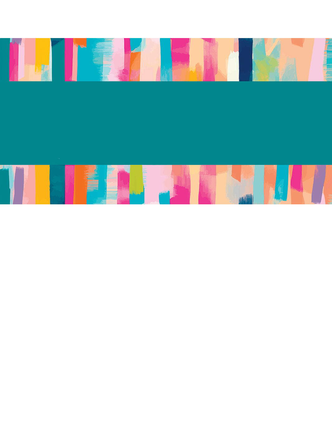 Pastel Stripes design custom horizontal banner