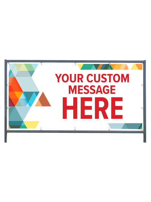 Dynamic Word Custom Lawn Sign - Outdoor Banner & Frame Display ...