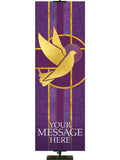 Custom Banner Dove Symbol and Holy Tapestries of Faith