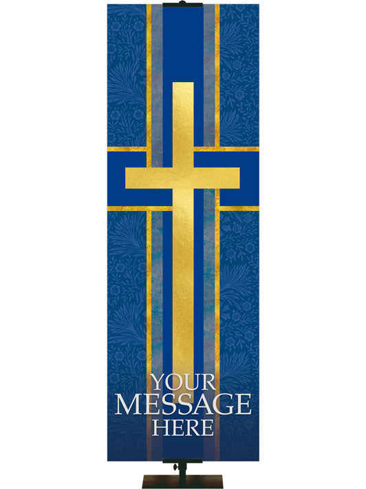 Custom Banner Cross Symbol and Love Tapestries of Faith