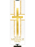 Custom Banner Cross Symbol and Love Tapestries of Faith