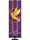Custom Banner Dove Symbol and Peace Tapestries of Faith