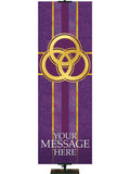Custom Banner Trinity Symbol Tapestries of Faith