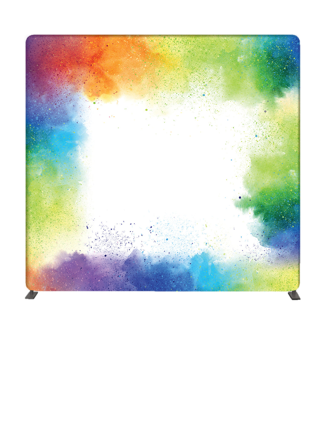 Custom 8' Backdrop with colorful clouds