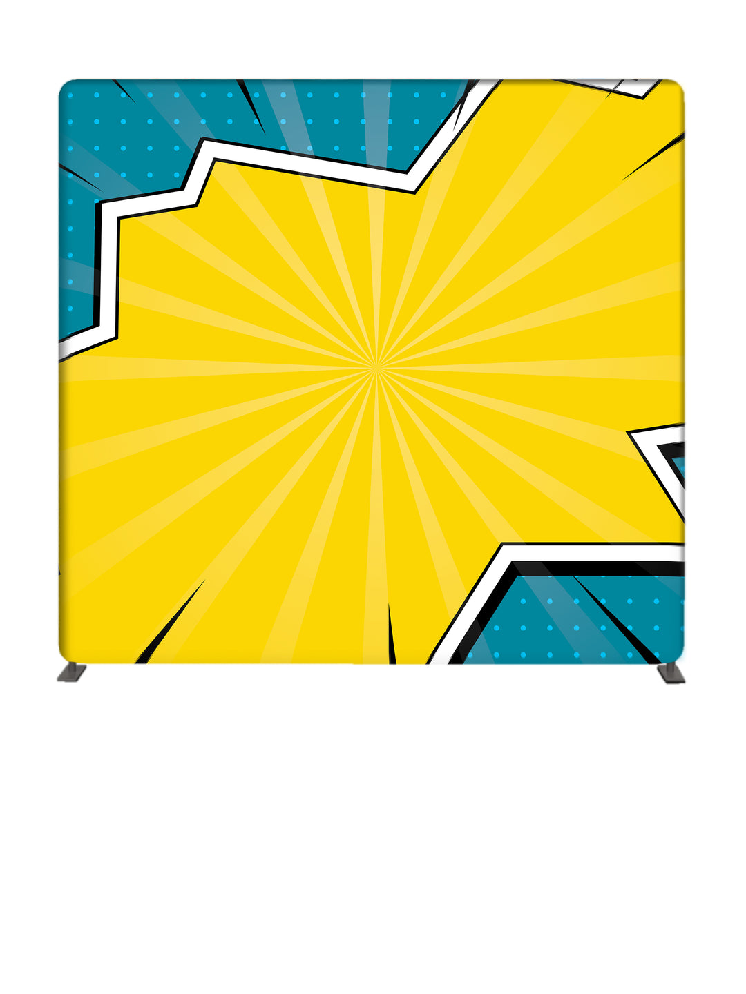 Custom 8' Backdrop With Tube Display Stand Comic Book