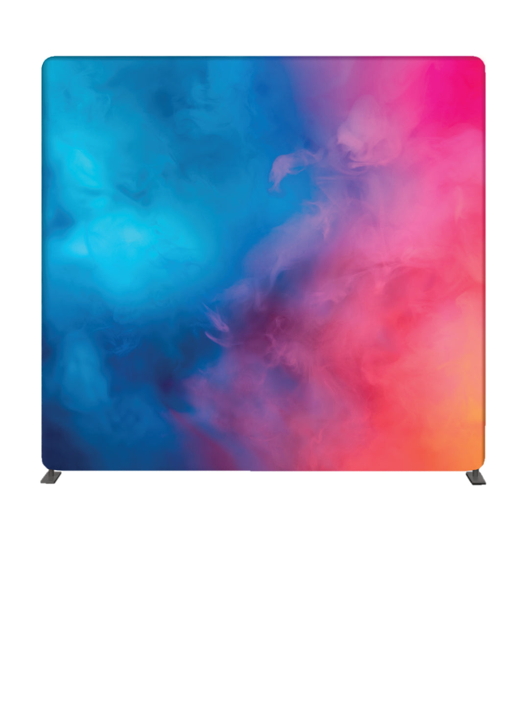 Custom 8' Backdrop with colorful gradient mist background