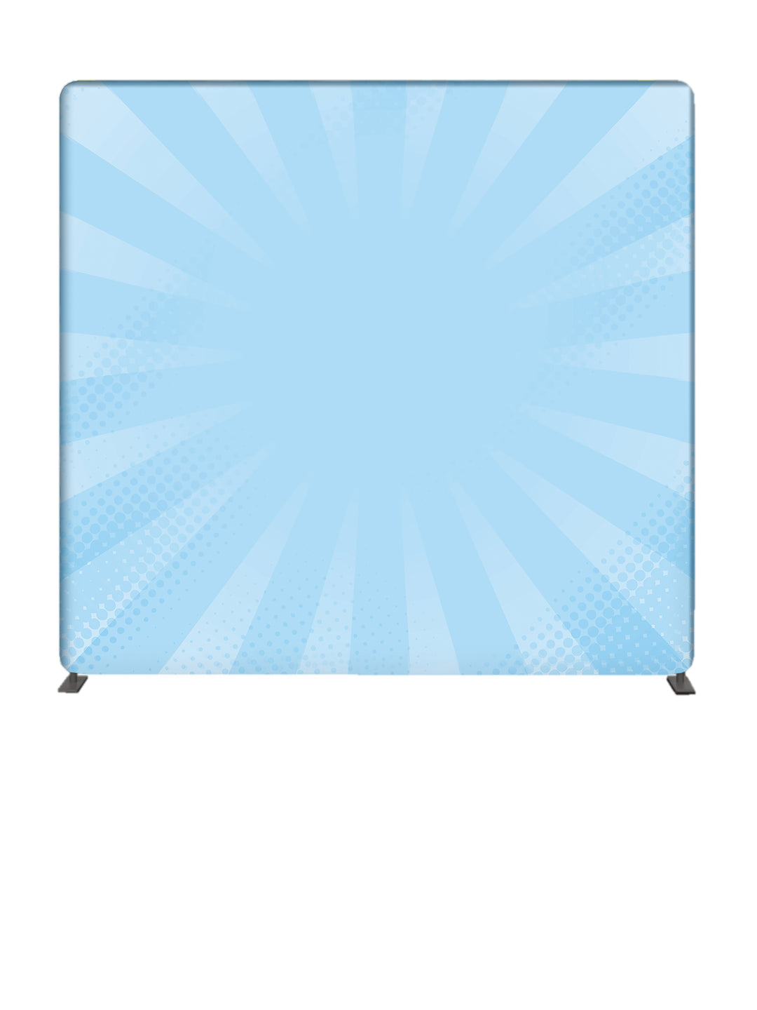 Custom 8' Backdrop With Tube Display Stand Scripture Burst
