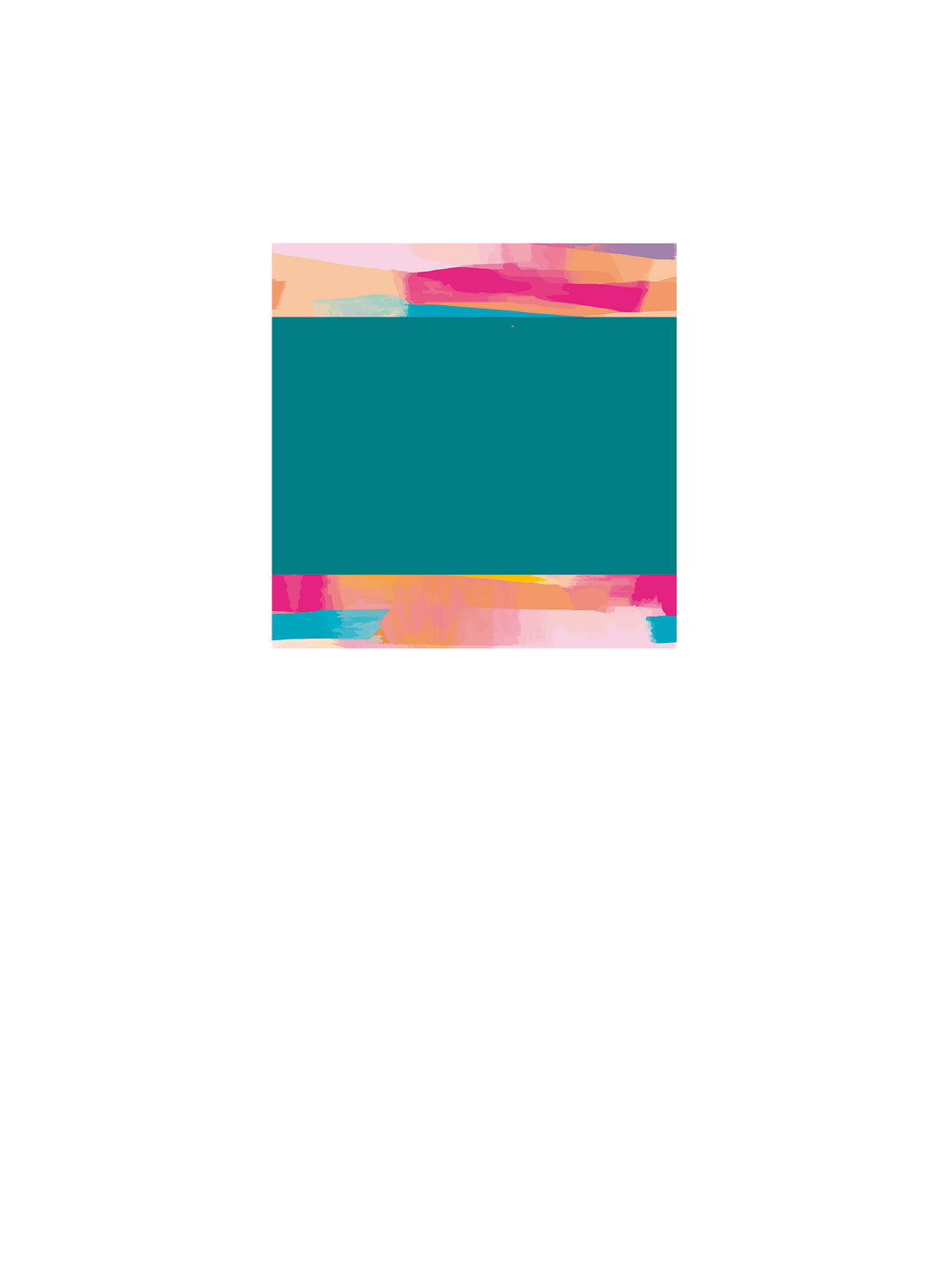 Custom Peel and Stick Wall Decal with colorful Pastel Stripes