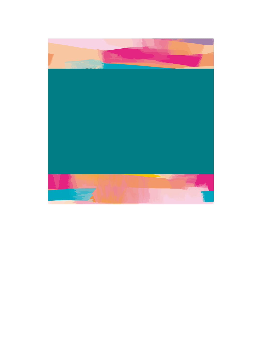 Custom Peel and Stick Wall Decal with colorful Pastel Stripes