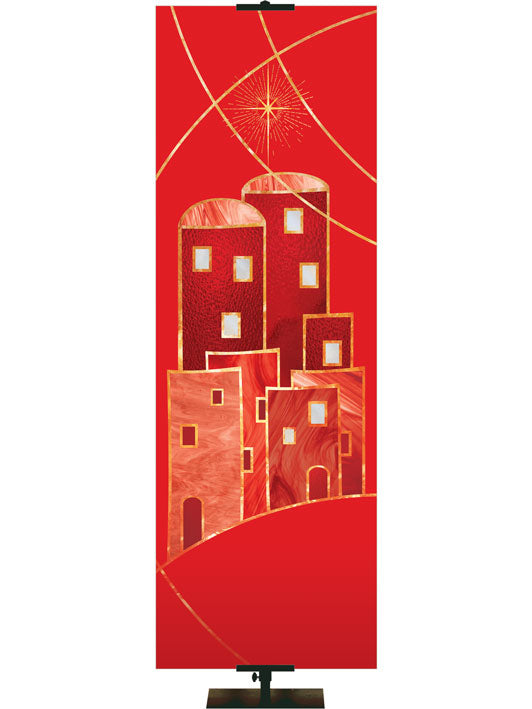 Custom Banner A Savior is Born Luminescent Christmas