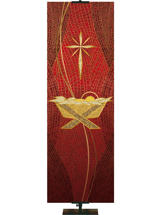 Custom Banner Christmas Mosaic He Is Christ The Lord