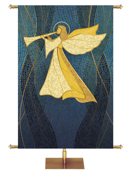 Custom Banner O Come, O Come, Emmanuel Christmas Mosaic