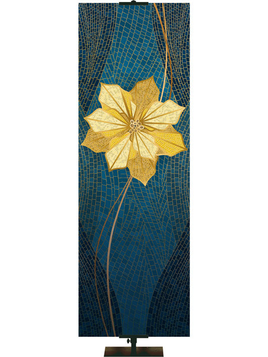 Custom Banner Wonderful Counselor Mighty God Christmas Mosaic