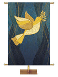Custom Banner Christmas Mosaic Peace On Earth