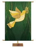 Custom Banner Christmas Mosaic Peace On Earth