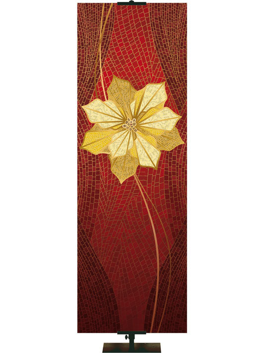 Custom Banner Everlasting Father Prince of Peace Christmas Mosaic