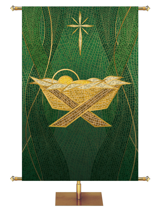 Custom Banner Christmas Mosaic A Savior Is Born