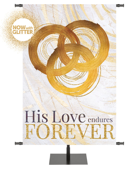 Echoes of Easter His Love Endures Forever with Glitter Accents
