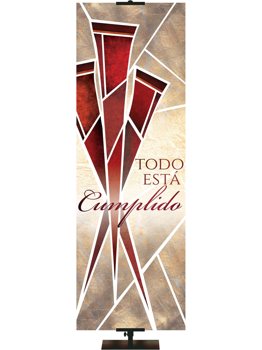 Overstock Spanish Eternal Emblems of Easter It is Finished Overstock Clearance Banner 2X6