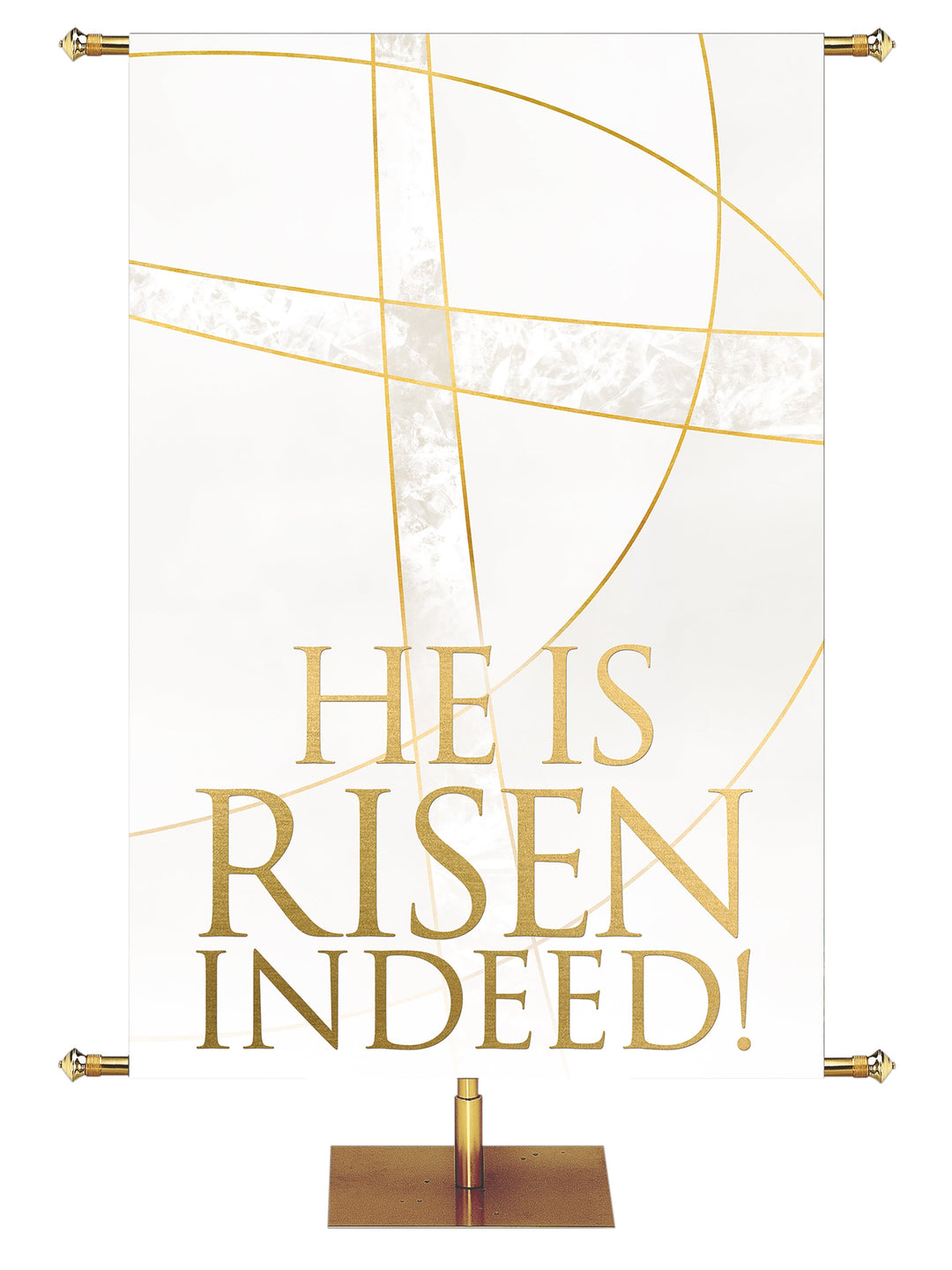 Easter Liturgy He Is Risen Irregular Clearance Banner 3X5