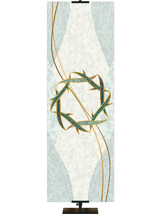 Crown of Thorns Right 2x6 Format Easter Mosaic