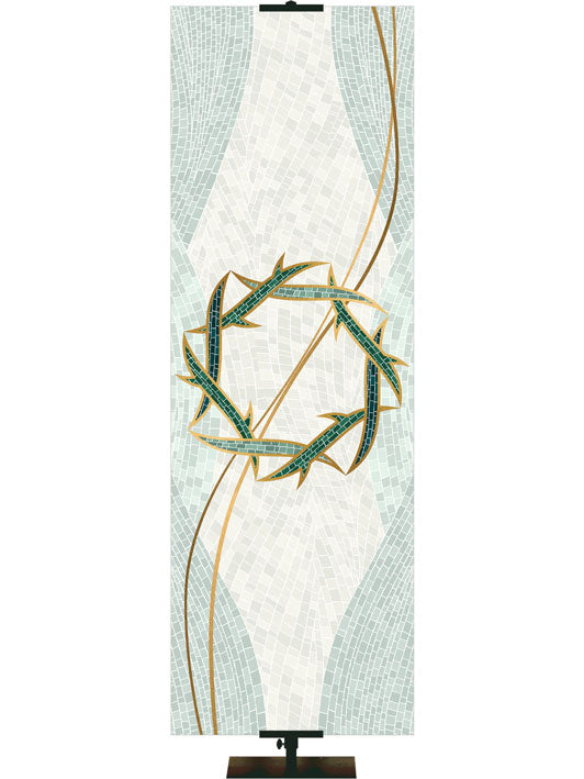 Crown of Thorns Right 2x6  Format Easter Mosaic