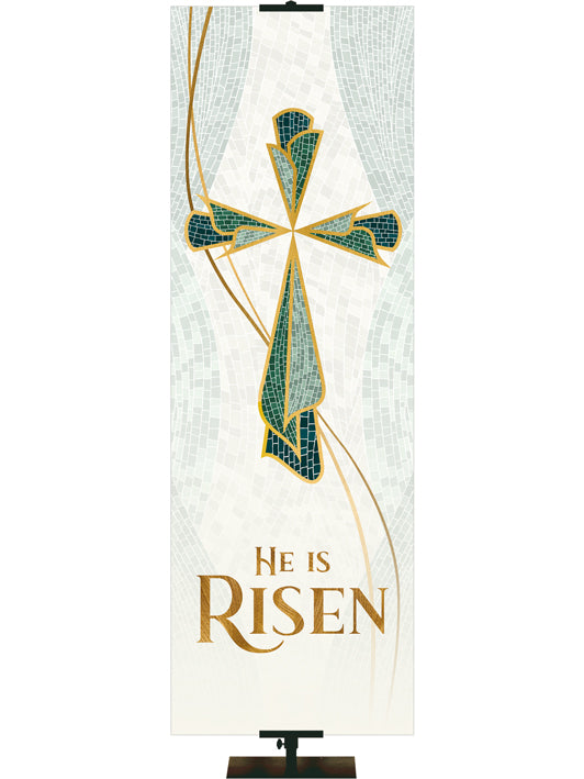 Easter Mosaic He is Risen
