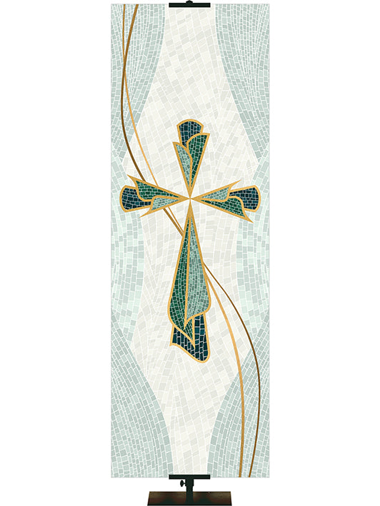 Cross Right 2x6  Format Easter Mosaic