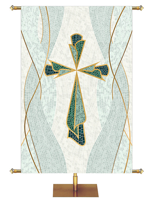 Cross Left Easter Mosaic