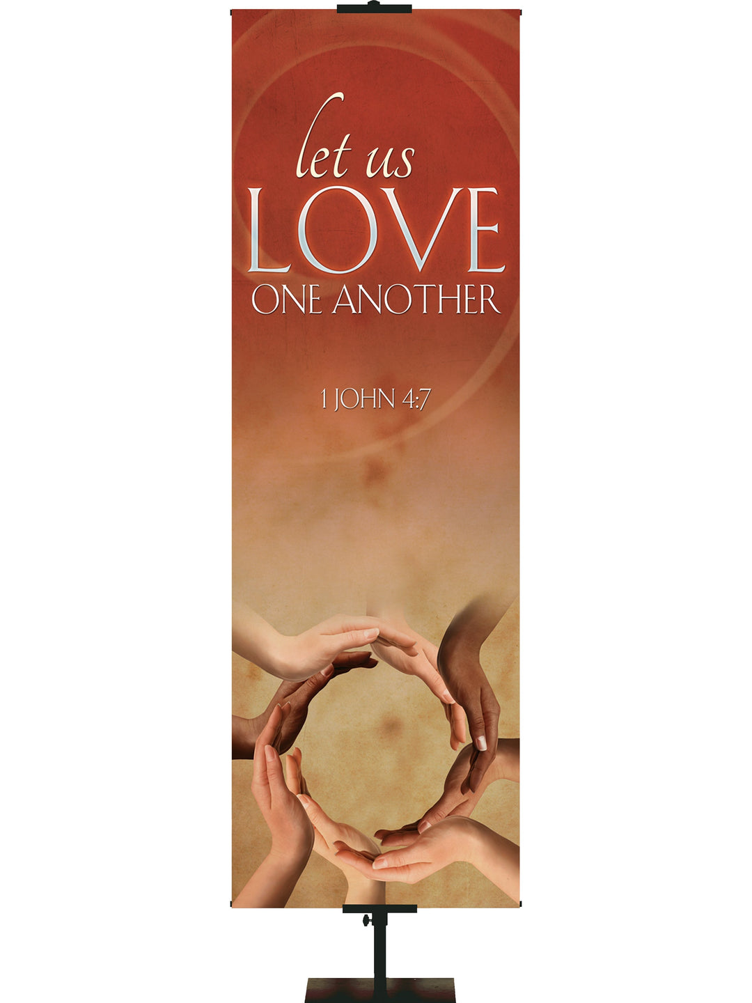 Overstock Expressions of Love Let Us Love (18 in x 5 ft, Pole Hems)