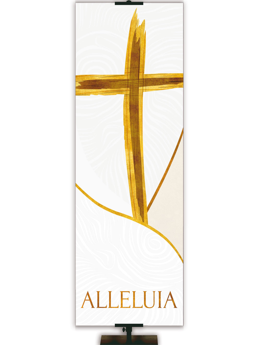 Shimmering Easter Alleluia Irregular Clearance Banner 3X9