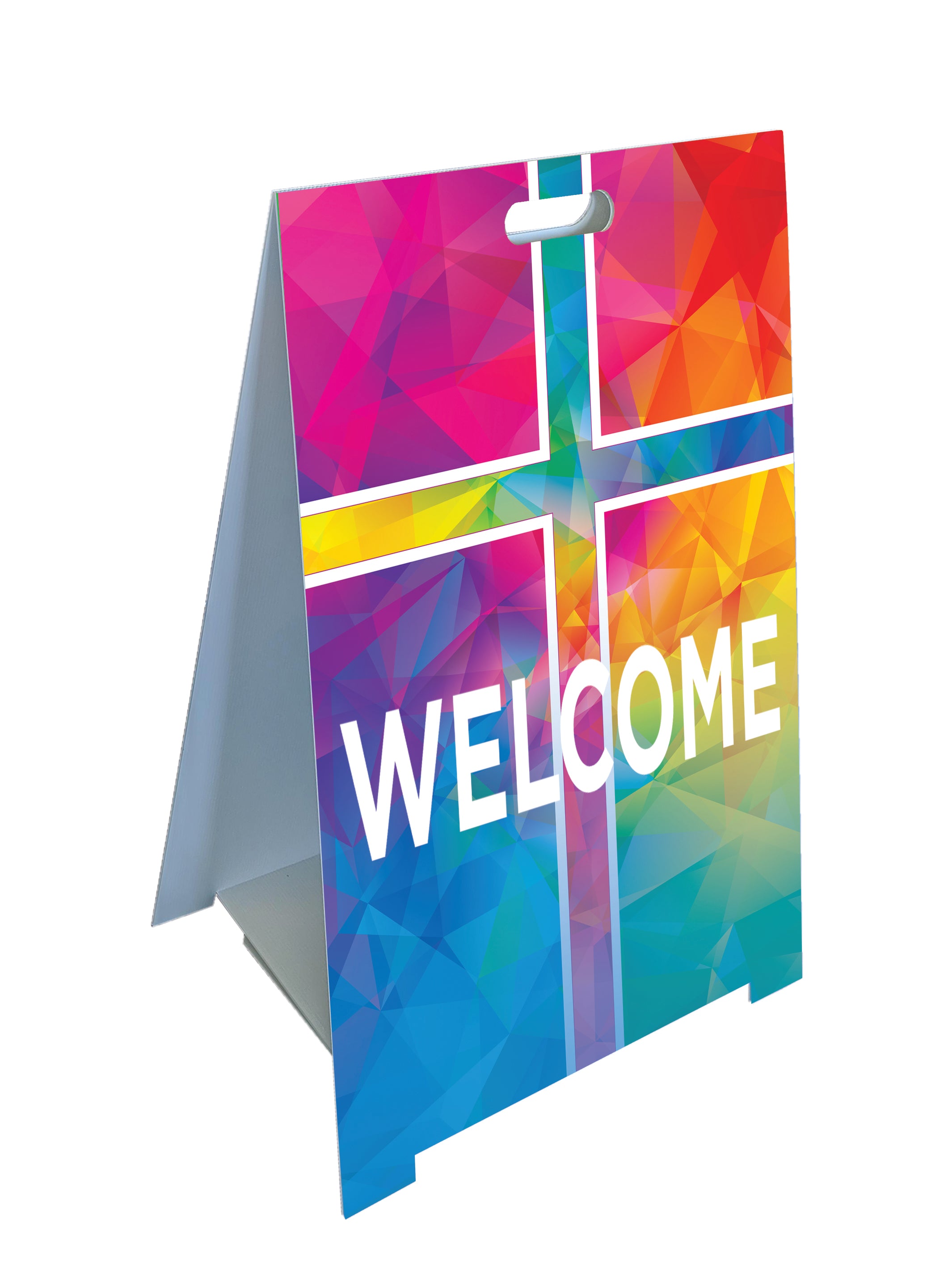 Fold-A-Frame™ Sign Welcome Hues of Grace Design