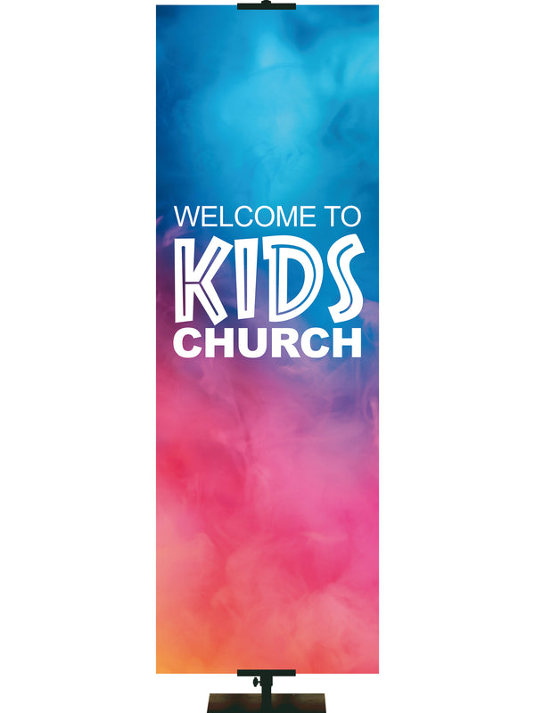 Welcome to Kids Church Gradient Mist