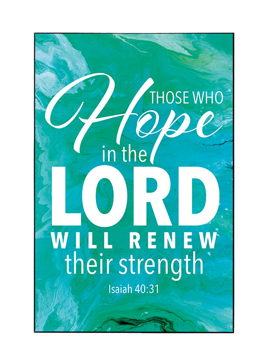 SEG Wall Art Gospel Impressions Hope In The Lord