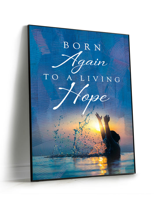 Framed Wall Art SEG Living Hope Born Again To A Living Hope