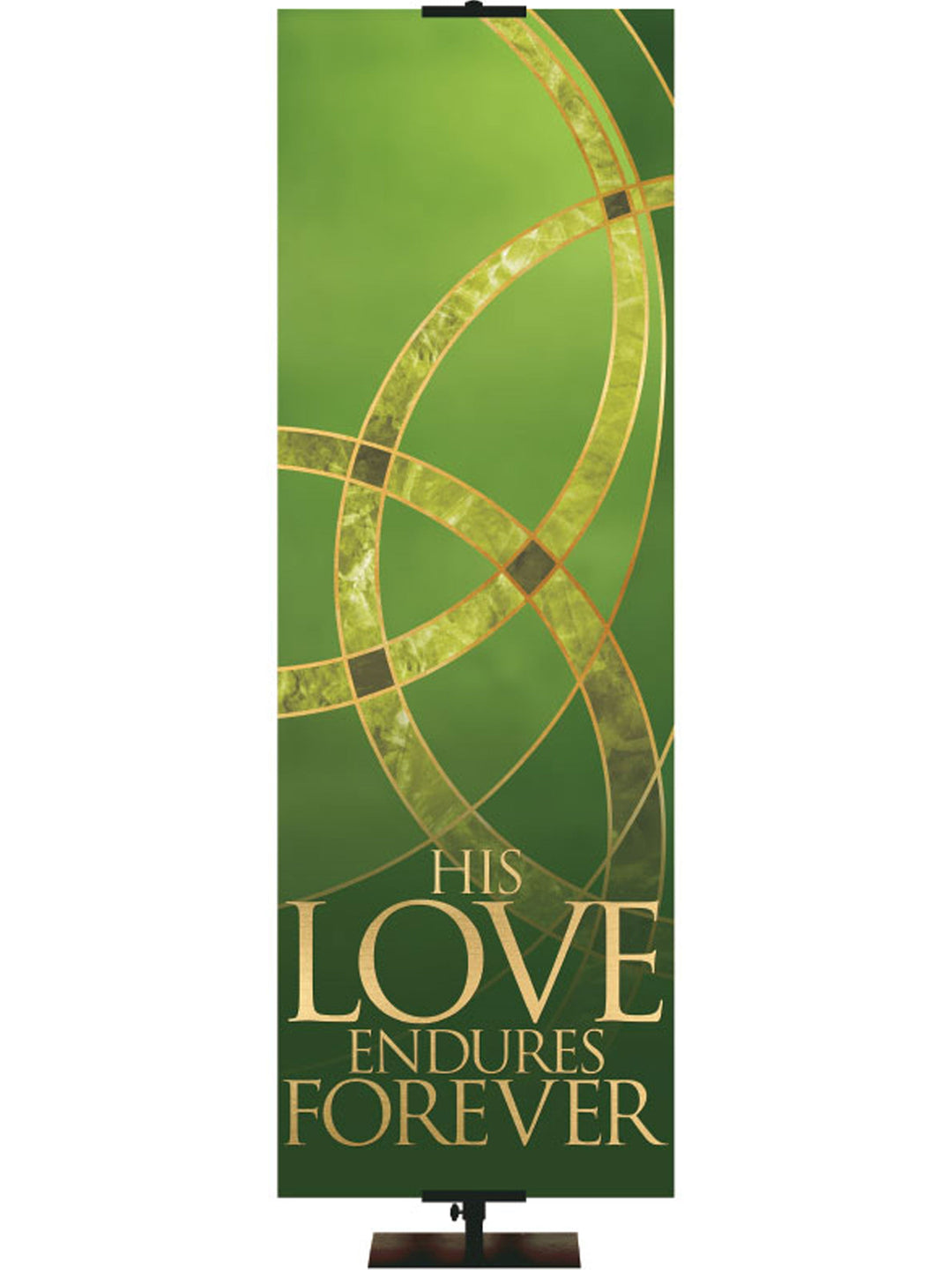 Overstock Colors of the Liturgy Trinity - His Love Endures (18 in x 5 ft, Pole Hems)