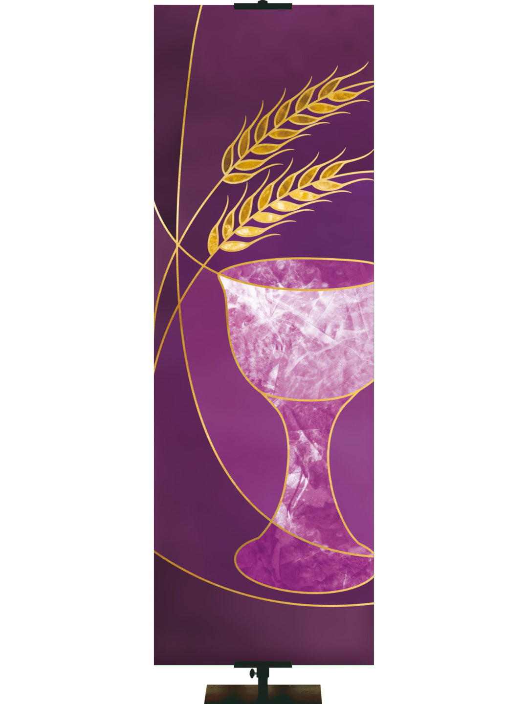 Overstock Colors Of the Liturgy Communion (18 in x 5 ft, Purple, Pole Hems) $30