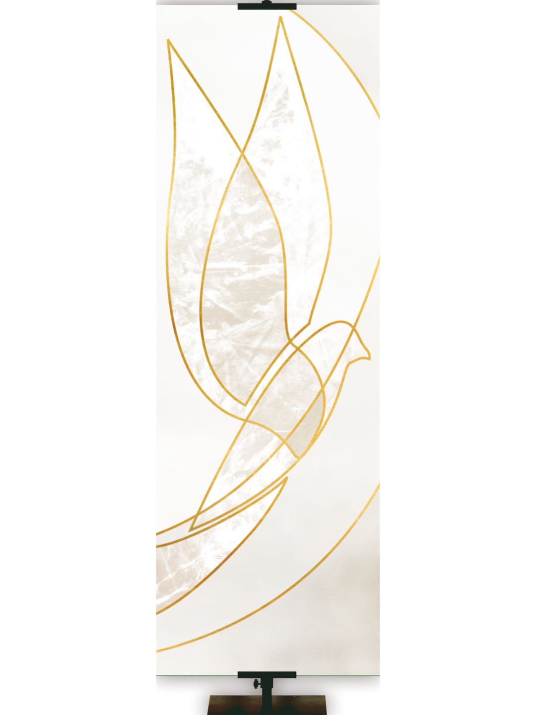  Irregular Colors of the Liturgy Dove (18 in x 5 ft, White, Pole Hems)