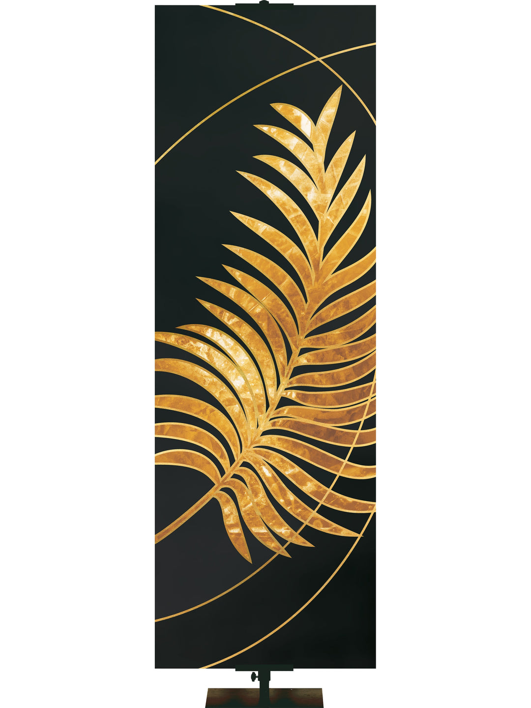 Overstock Colors Of the Liturgy Palm Leaf (18 in x 5 ft, Black, Pole Hems) $30
