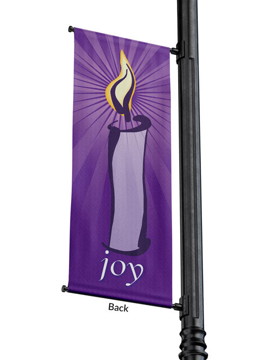 Light Pole Banner Joy