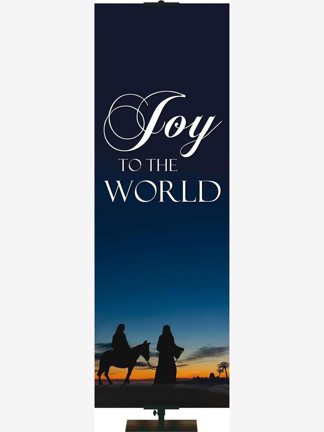 Overstock The Nativity Collection Joy to the World (18 in x 5 ft, Pole Hems)