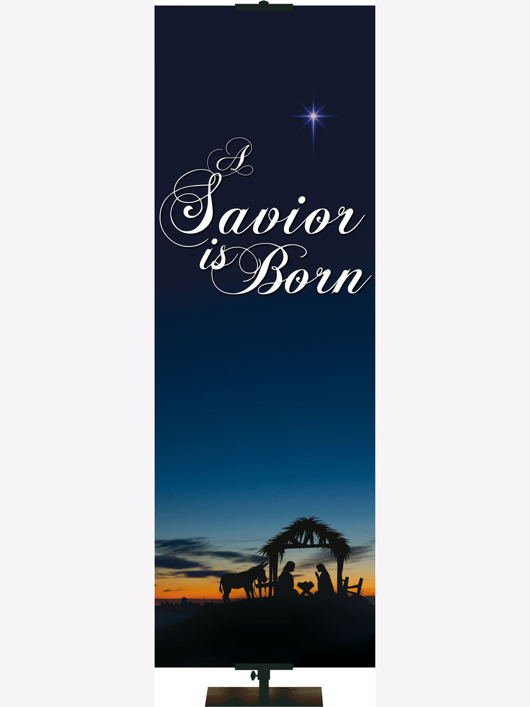 Overstock The Nativity Collection A Savior is Born, 2 ft x 3 ft, Pole Hems