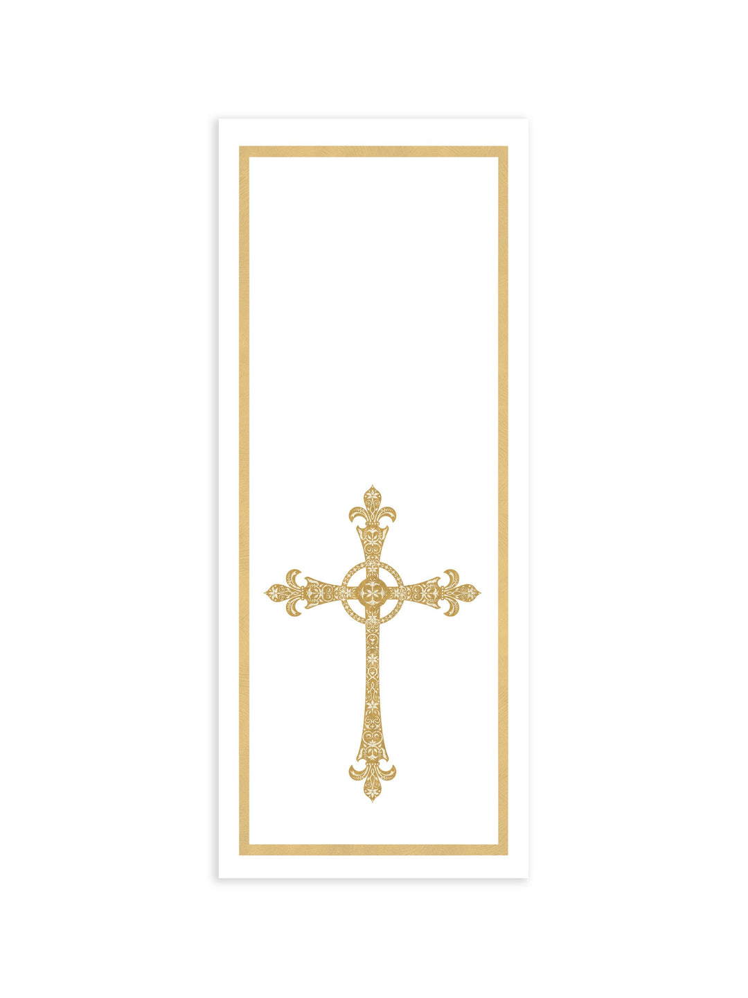 Overstock Golden Cross Pulpit Scarf (Unlined)