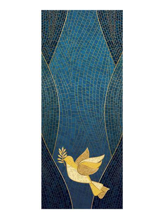 Dove Pulpit Scarf Christmas Mosaic